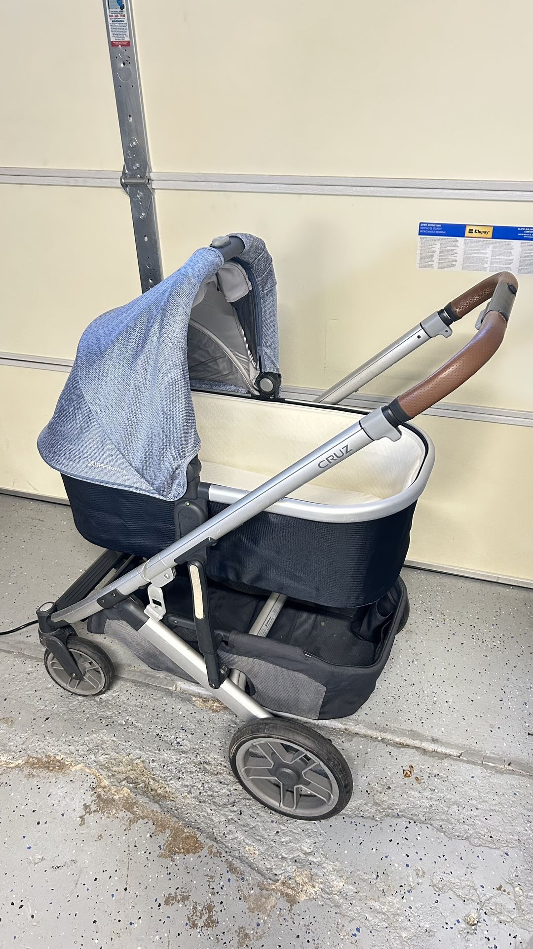 Uppababy Cruz Stroller With Bassinet