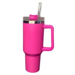 40oz Pink Tumbler Stainless Steel Insulated Cup New 