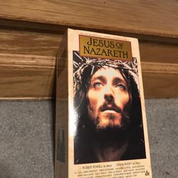 Jesus Of Nazareth VHS Tapes 