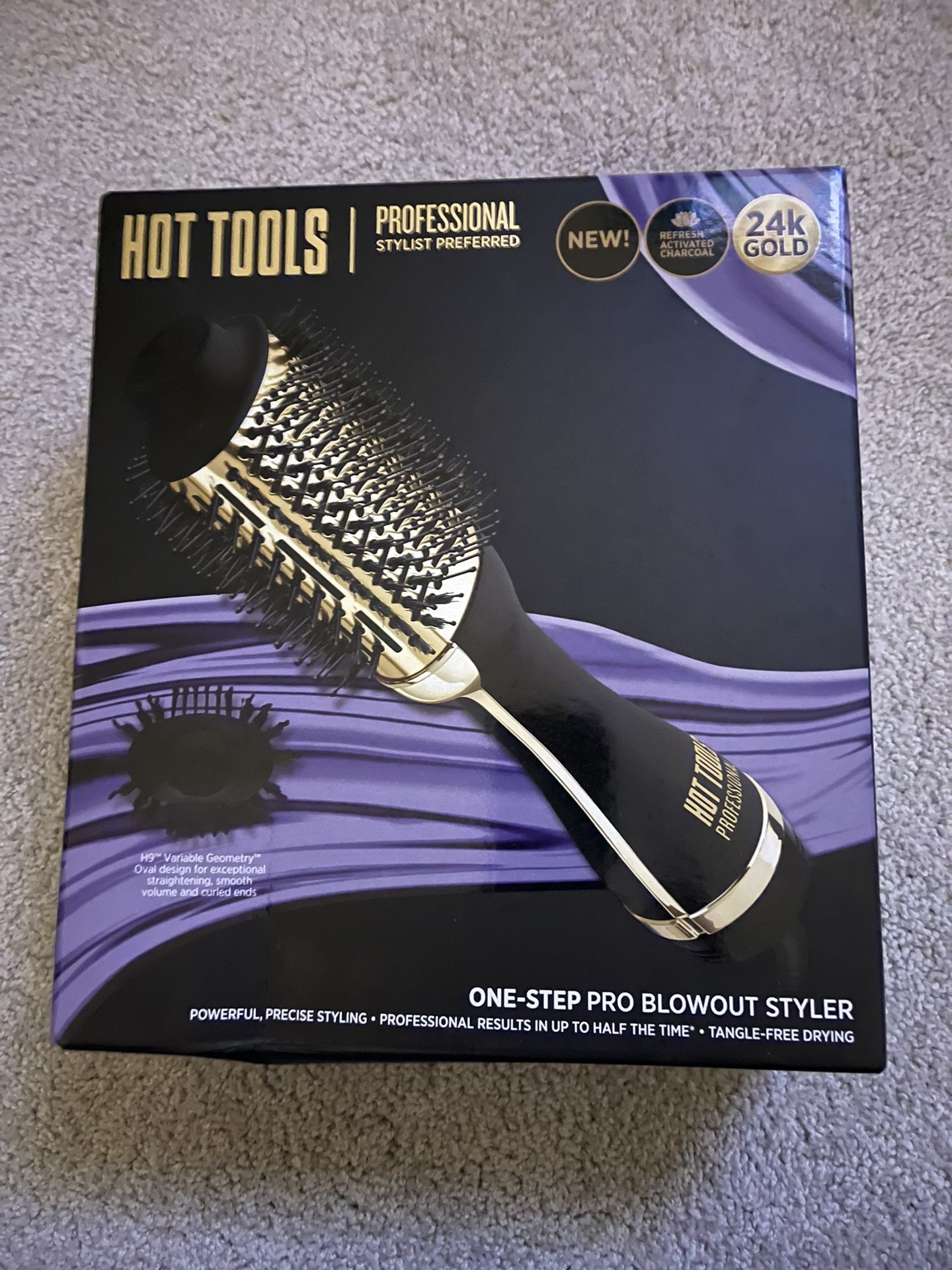 Hot Tools 24k Gold One -Step Hair Dryer And Volumizer/ Style And Dry, Professional Blowout With Ease
