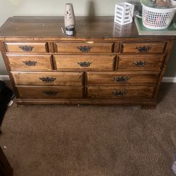 Free Bed And Dresser 