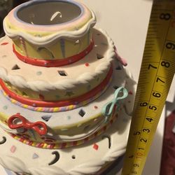 Birthday Cake Holder~Ceramic 