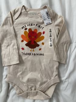 Baby Onesie Thanksgiving— NEW Size 6-9M
