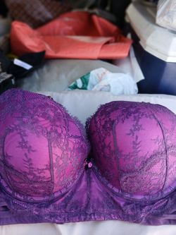 Cacique Purple Lace Bra - 42DDD