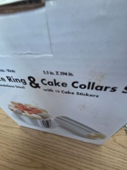 Stainless Steel Cake Ring & Cake Collars Set