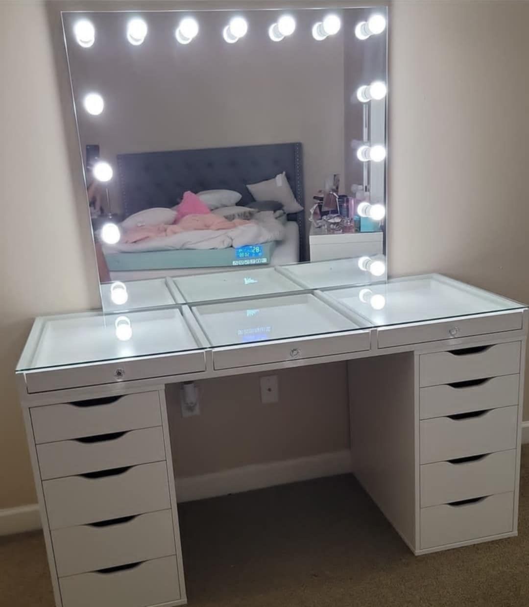 Bluetooth Vanity Mirror Set