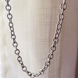 925 “Judith Ripka” Sterling Silver Chain / Necklace (Magnetic Closure)