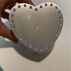Things Remembered Swarovski Crystal Heart Shaped Trinket Box