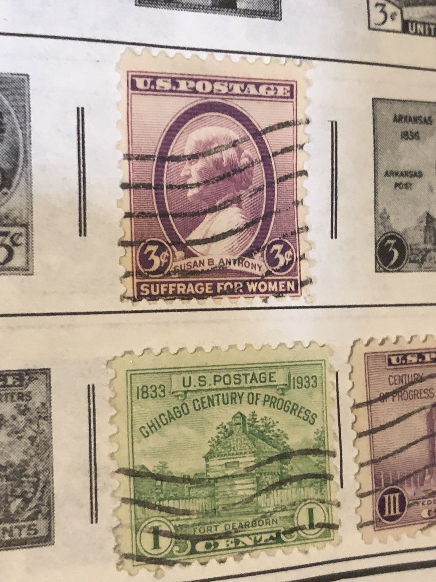 Stamp Collection U.S. Stamps 1924-1938