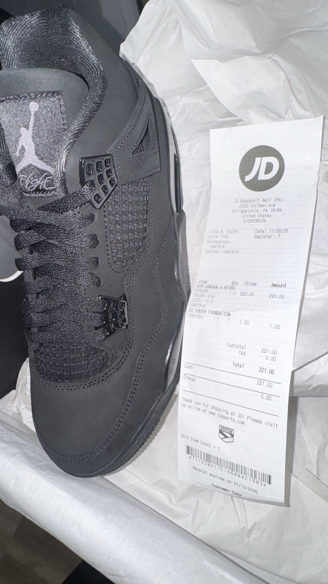 Jordan 4 Black Cats 