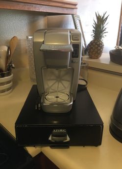 Keurig Machine with Storage