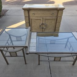 Buffet Hutch And Table Set