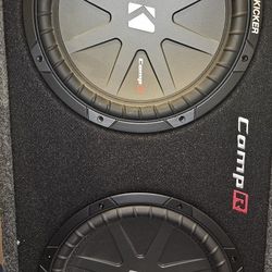 12" Kicker Comp R Subwoofer Insulated Box