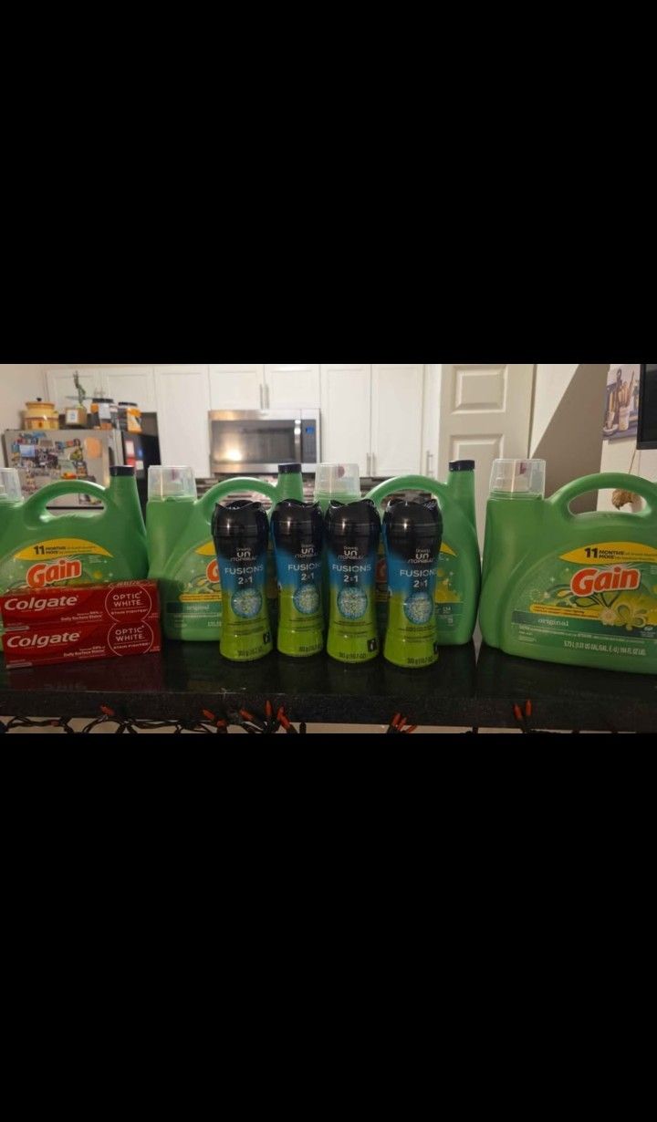 ✨$90  Household Essentials Bundle – Gain + Downy + Colgate ✨