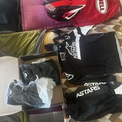 Full Motocross Youth Set (Helmet, Jersey, Pants, Gloves, Boots)