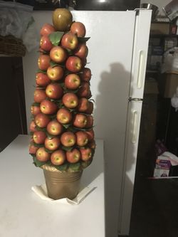 Decorative apple tower