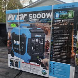 Pulsar 5000-Watt Dual Fuel RV Ready Inverter Generator with Remote Start and CO Sentry