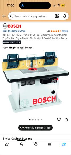 Cabinet Style Router Table
