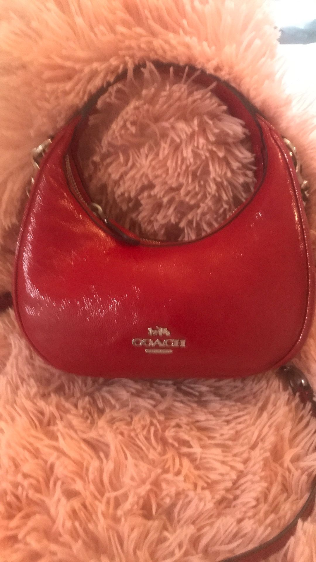 Coach Carmen Mini Crossbody Red Bag