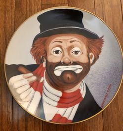 Vintage collectible. Red Skeleton's "Freddie the Freeloader" clown series plate. MIB. Rare