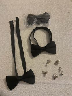 Black Bow Ties 