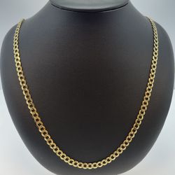 14K GOLD CUBAN CHAIN. NEW. 