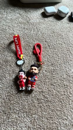 Sports Figure Keychains Set of 2