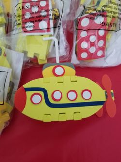 Yellow Submarine Party Favor/Crafts