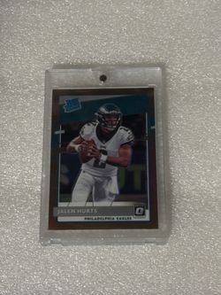 Jalen hurts bronze rookie optic