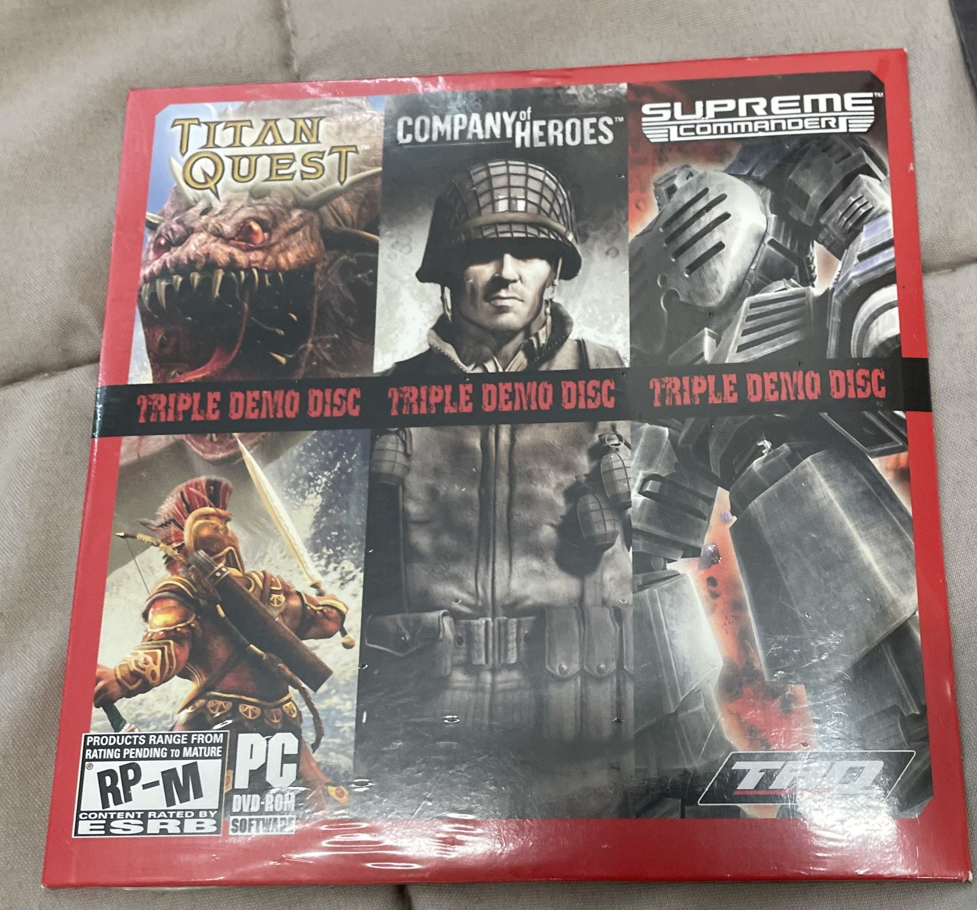 THQ Triple Demo Disc Unopened