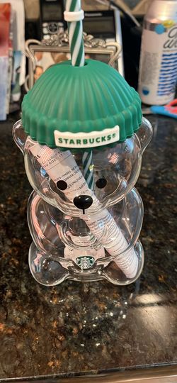Starbucks Bearista Glass Bear Cup