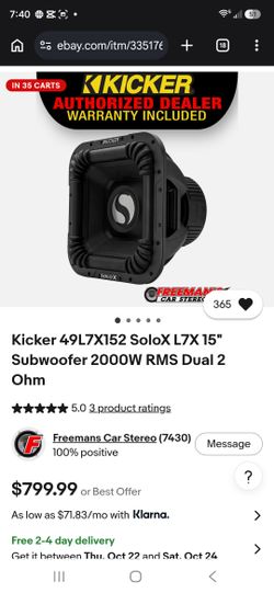 Kicker solo X 15
