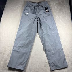 New Balance Men's Size M Gray Rezist 2.0 Track Pants Baggy Wide Leg NWT #1976