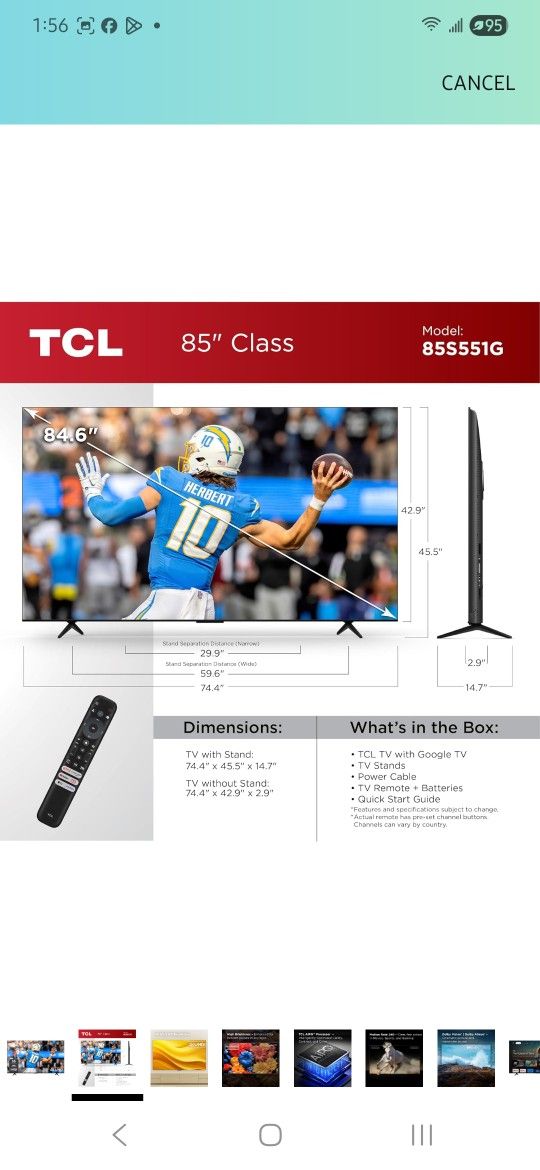 85 Inch Tv