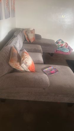 Grey sectional Couch