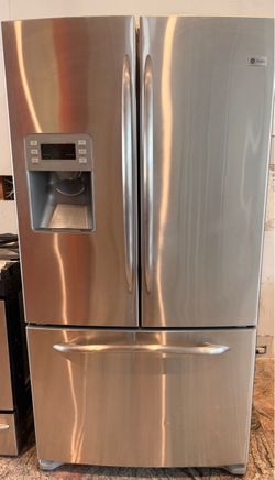 GE Profile Stainless Steel French Door Refrigerator – $450