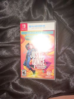 Just Dance 2025 Edition Nintendo Switch Limited Edition CASE