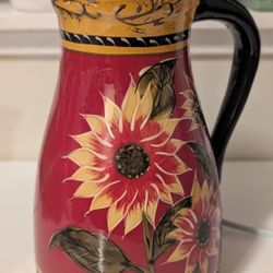 "Beautiful Sunflower Vase"