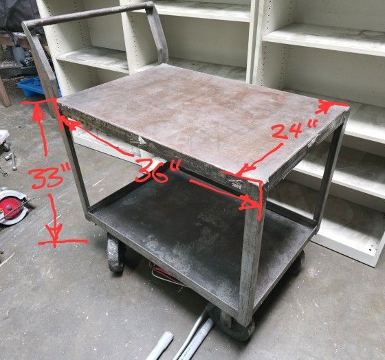 Heavy Duty Metal Cart / Material Cart