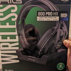RIG 800 PRO HX Wireless Gaming Headset and Base Station for Xbox One, X/S, PlayStation & PC - Black
