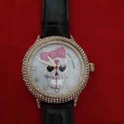 Betsey Johnson Skull Watch