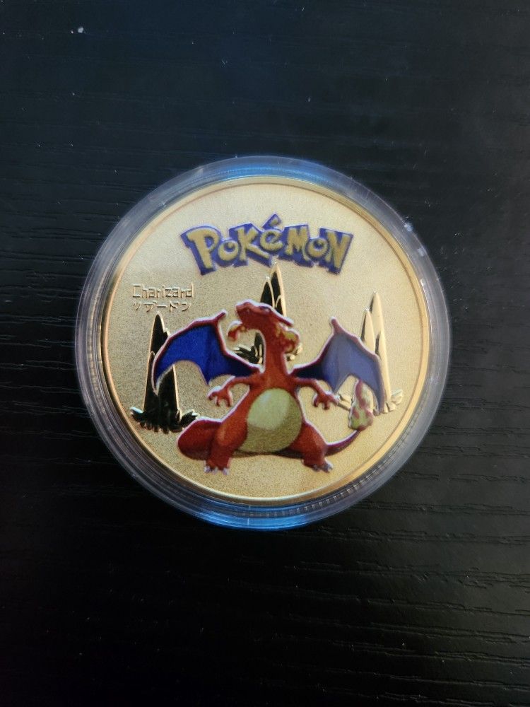 Pokemon Charizard Gold Coin
