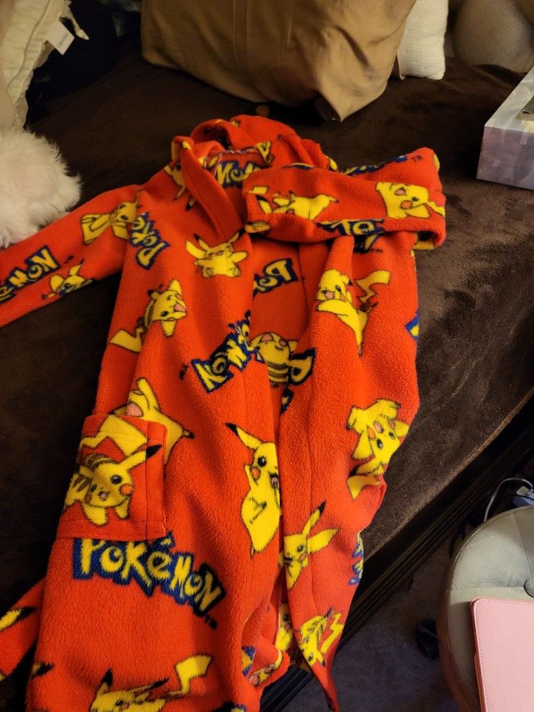 Kids Pokémon Robe Size About 10