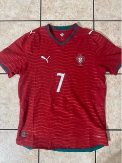 Cristiano Ronaldo Portugal National Team Puma 2026 Home Authentic Jersey - Red