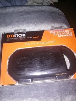 Ecostone waterproof snow proof shockproof Bluetooth speaker