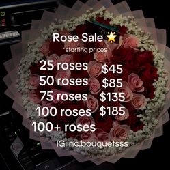 Rose Sale 🌟  ramos buchon, roses, floral arrangements