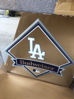 Brand new Budweiser Dodgers Mirror