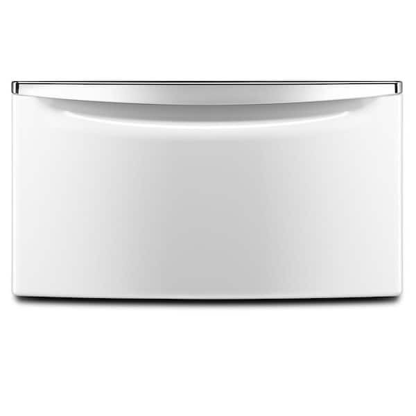 15.5 in. White Pedestal for Front Load Washer and Dryer with Storage