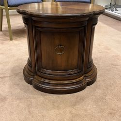 Brandt Furniture Drum Storage Table