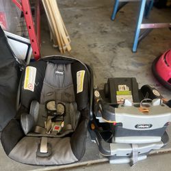 Car Seat + 2 Bases (Chico Brand)